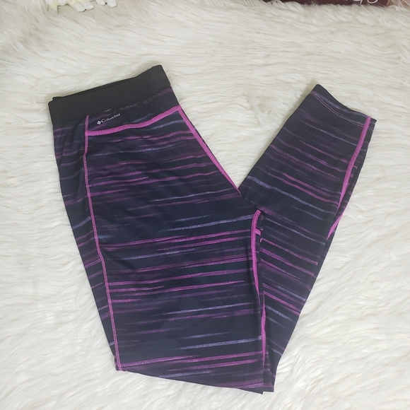 Columbia base layer midweight striped thighs - Picture 1 of 8